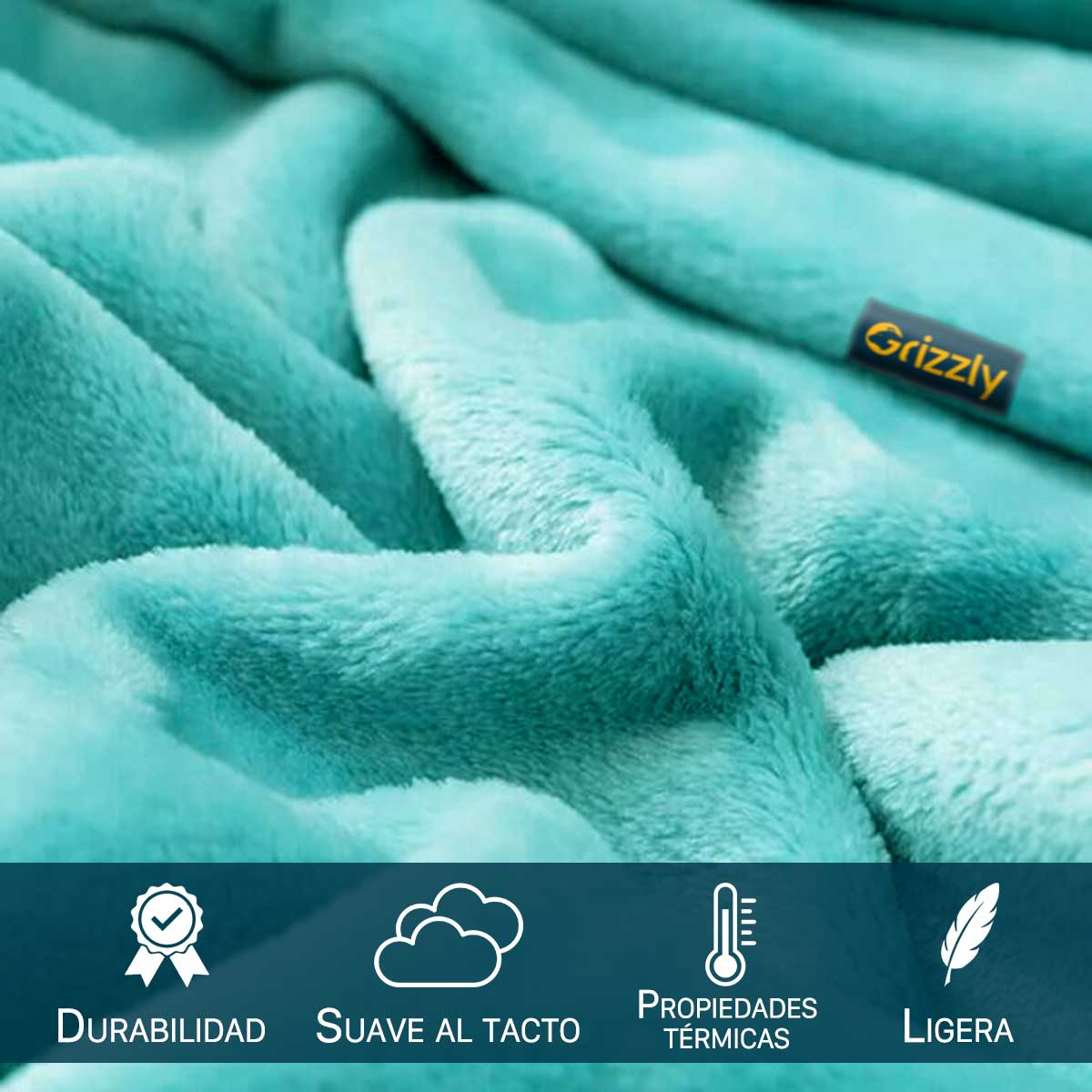 Cobijas térmicas Verde Menta