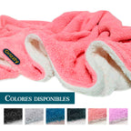 Cobijas ovejera forrada Verde Oscuro