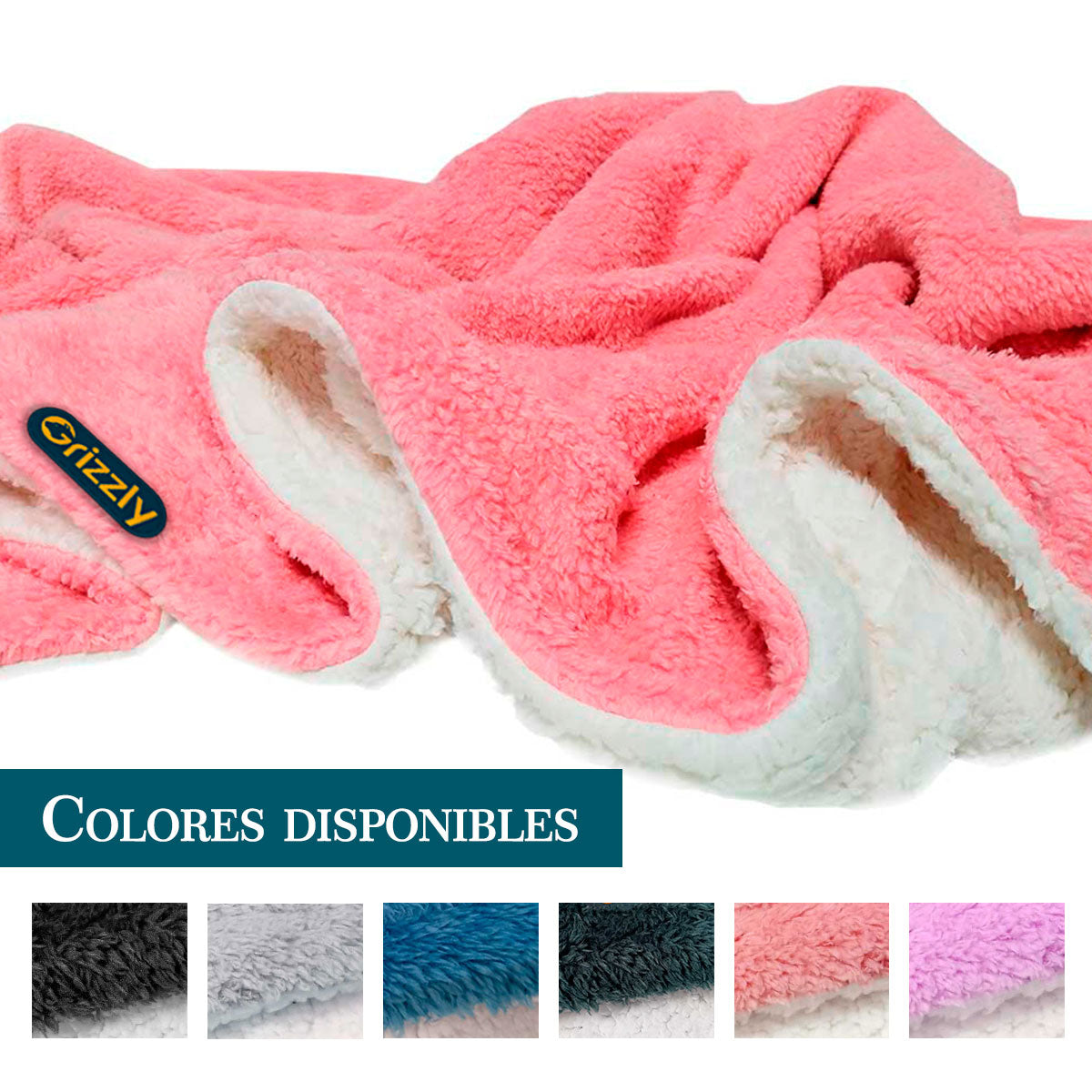 Cobijas ovejera forrada Palo de rosa