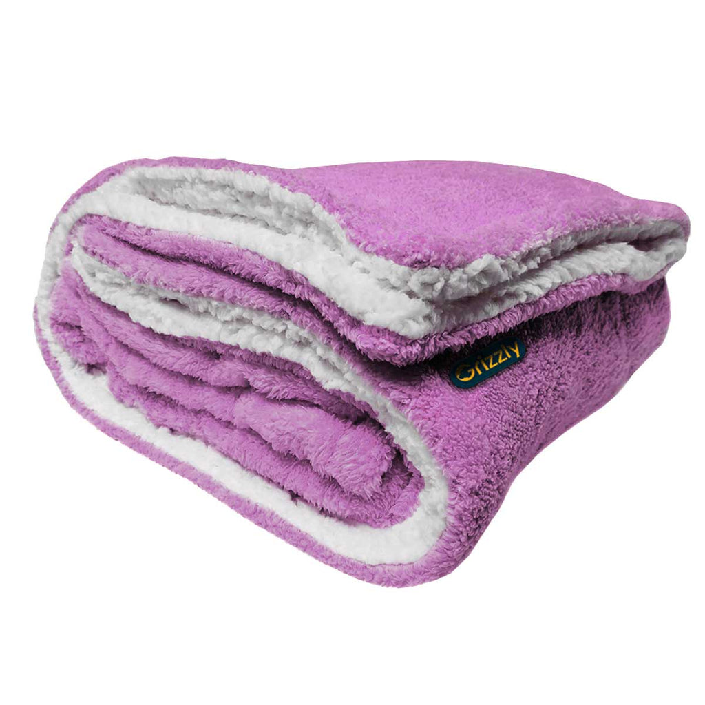 Cobijas ovejera forrada Morado Oscuro