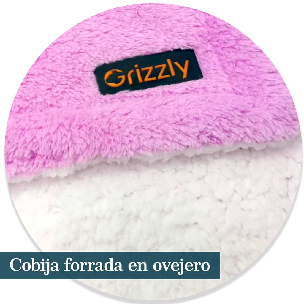 Cobijas ovejera forrada Morado Oscuro