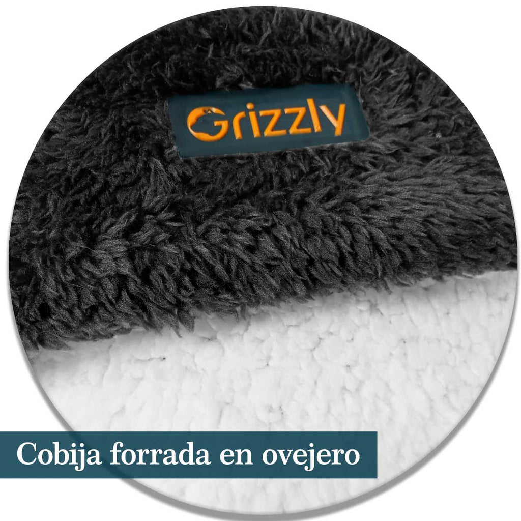 Cobija ovejera forrada Negra