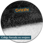 Cobija ovejera forrada Negra