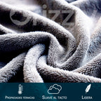 Buzo Grizzly extra Largo Gris Perla