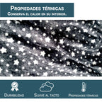 Cobijas con mangas estampadas