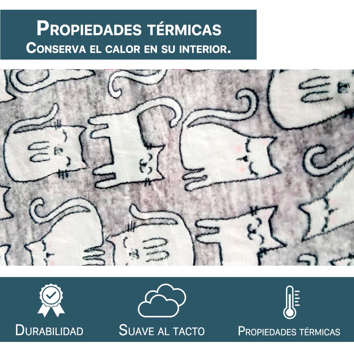 Cobijas con mangas estampadas