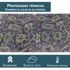 Cobijas con mangas estampadas