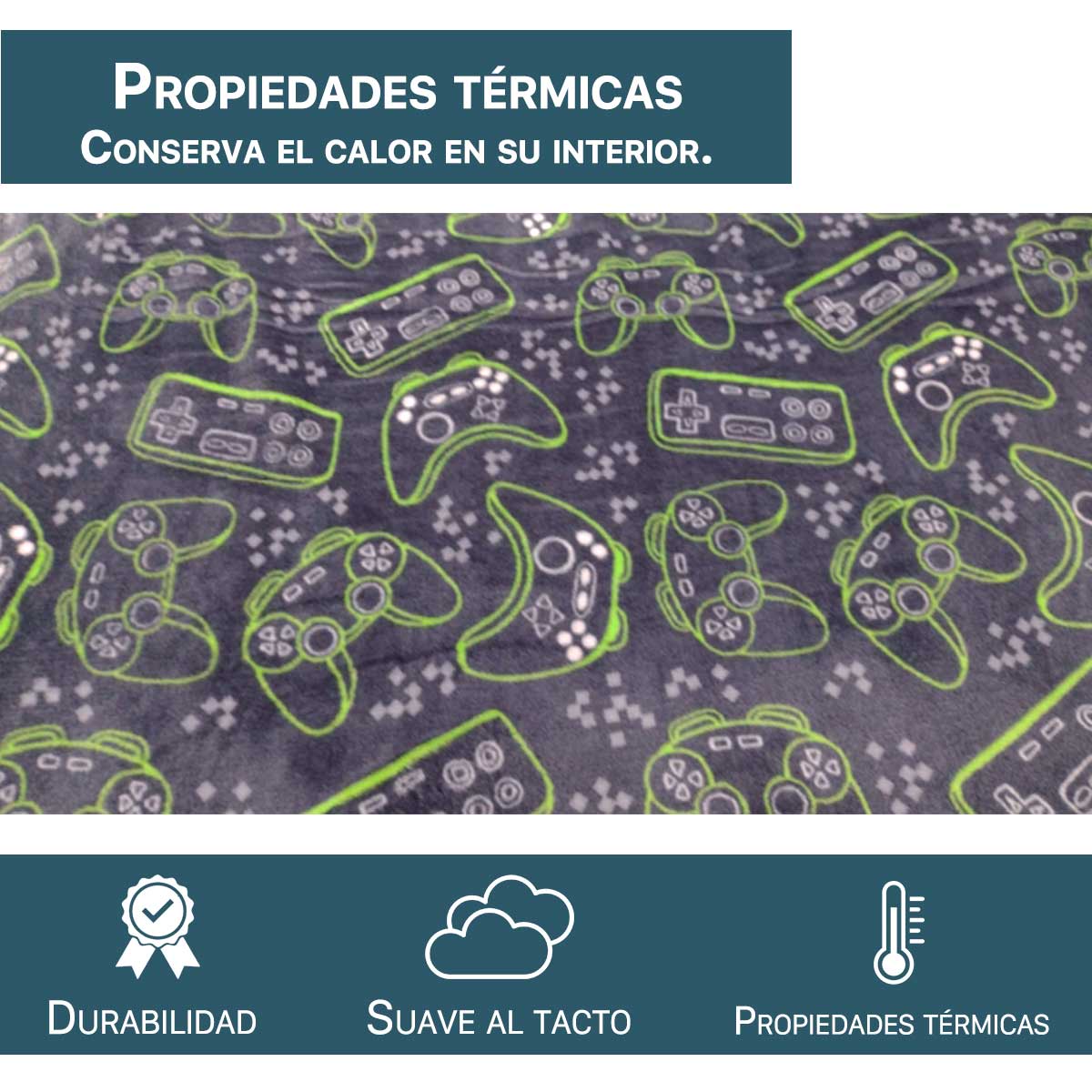 Cobijas con mangas estampadas