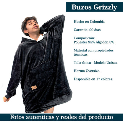 Buzos Grizzly Colores Oscuros