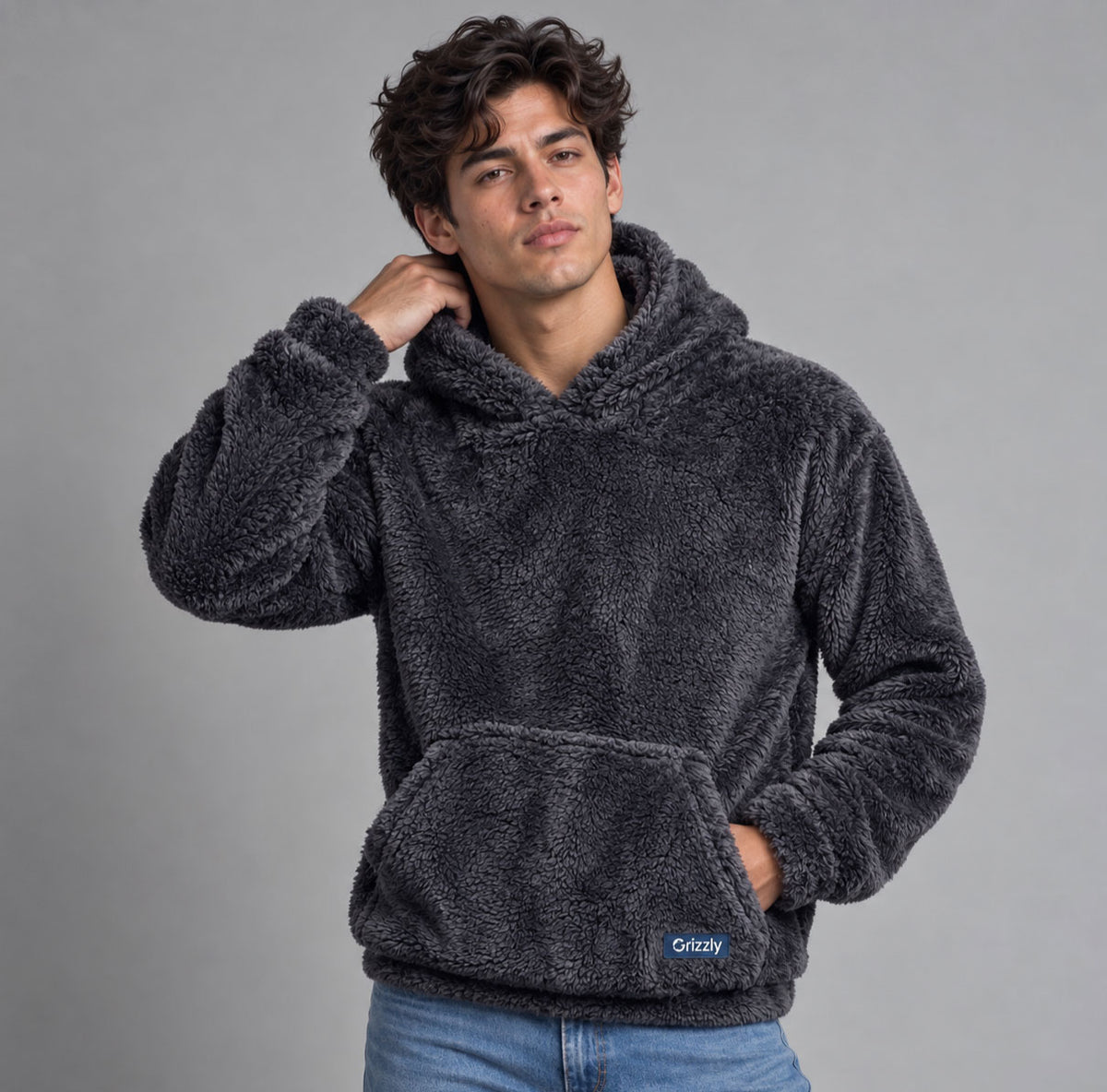 Hoodie Clásico Grizzly Hombre