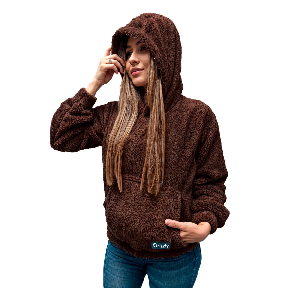 Hoodie Clásico Grizzly Mujer