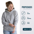 Hoodie Antipilling Mujer Grizzly