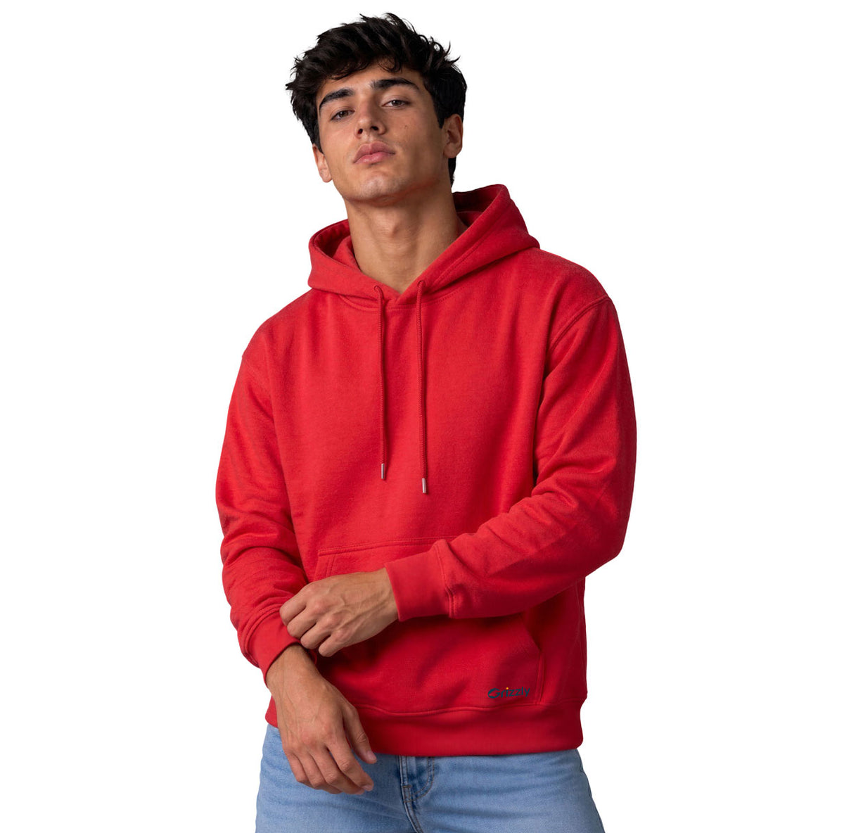 Hoodie Antipilling Hombre Grizzly