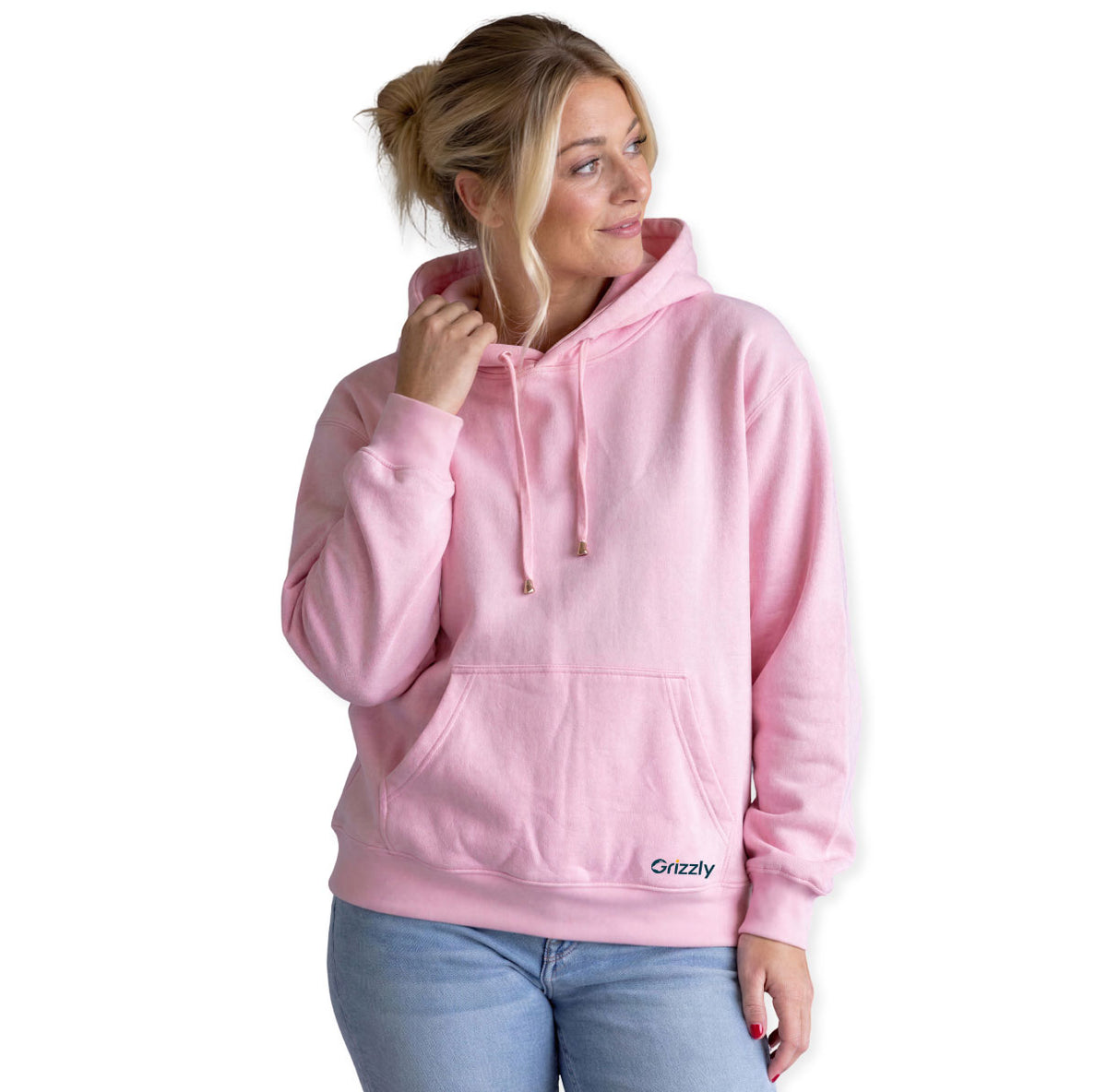 Hoodie Antipilling Mujer Grizzly