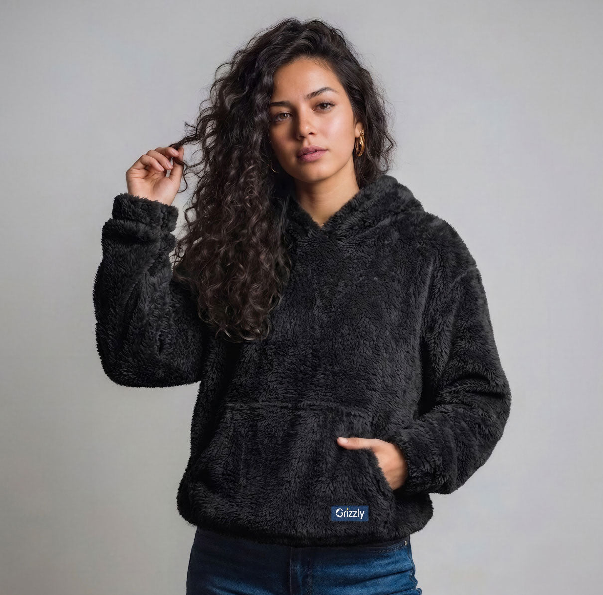 Hoodie Clásico Grizzly Mujer