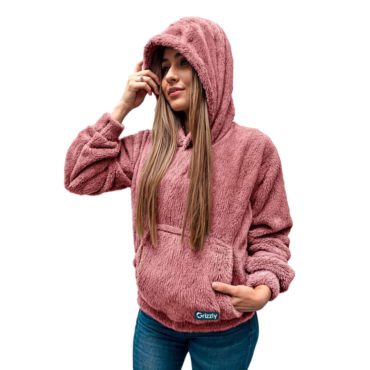 Hoodie Clásico Grizzly Mujer