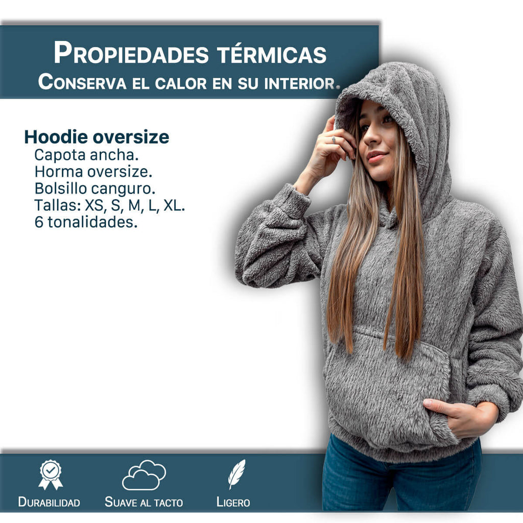 Hoodie Clásico Grizzly Mujer