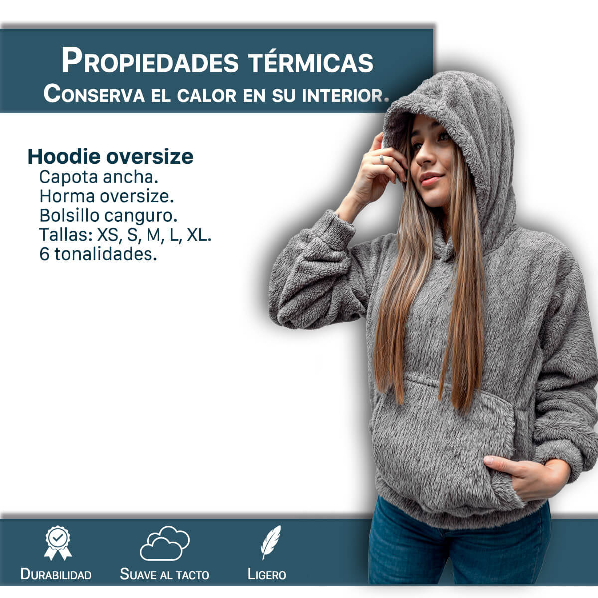 Hoodie Clásico Grizzly Mujer