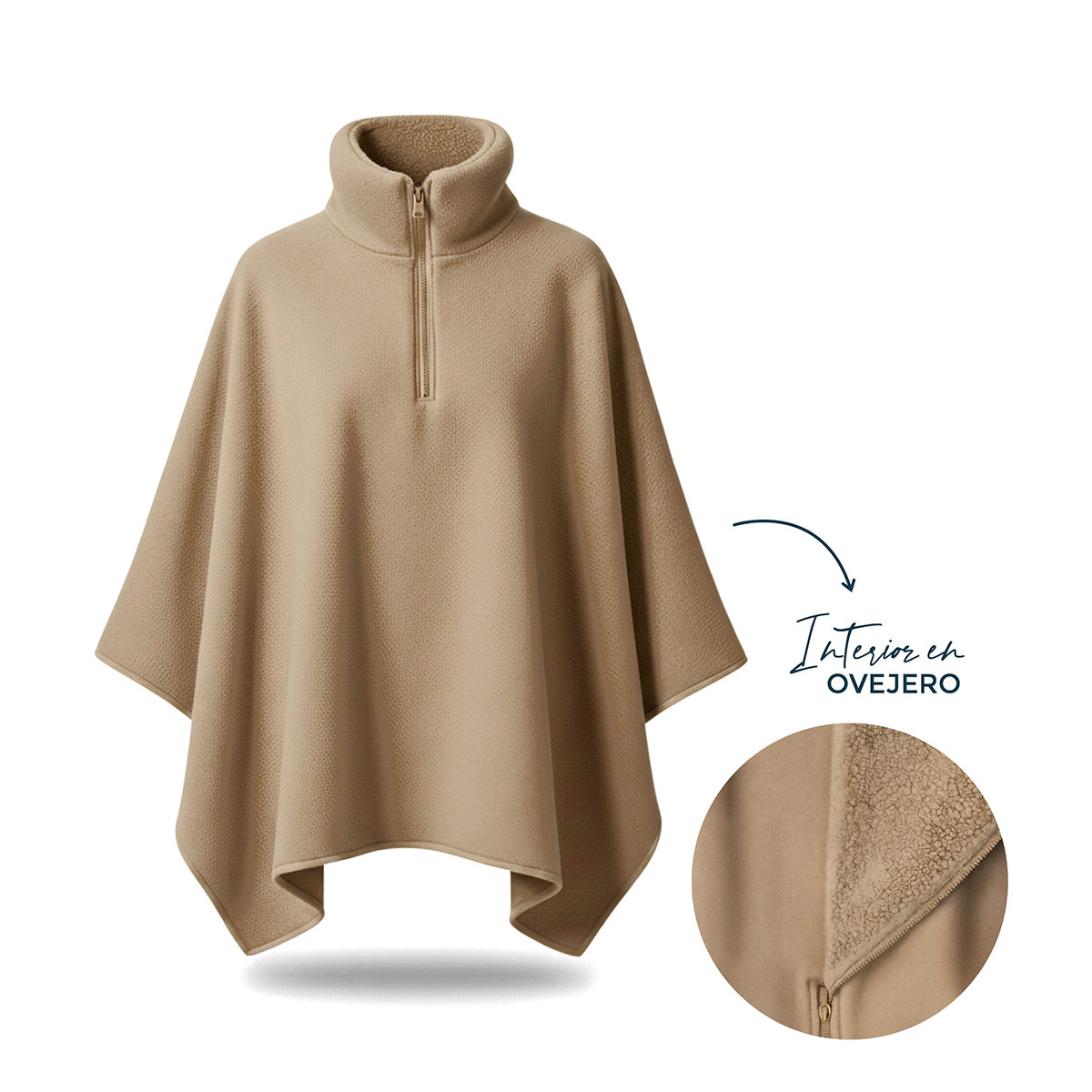 RUANA COZY HUG - GRIZZLY