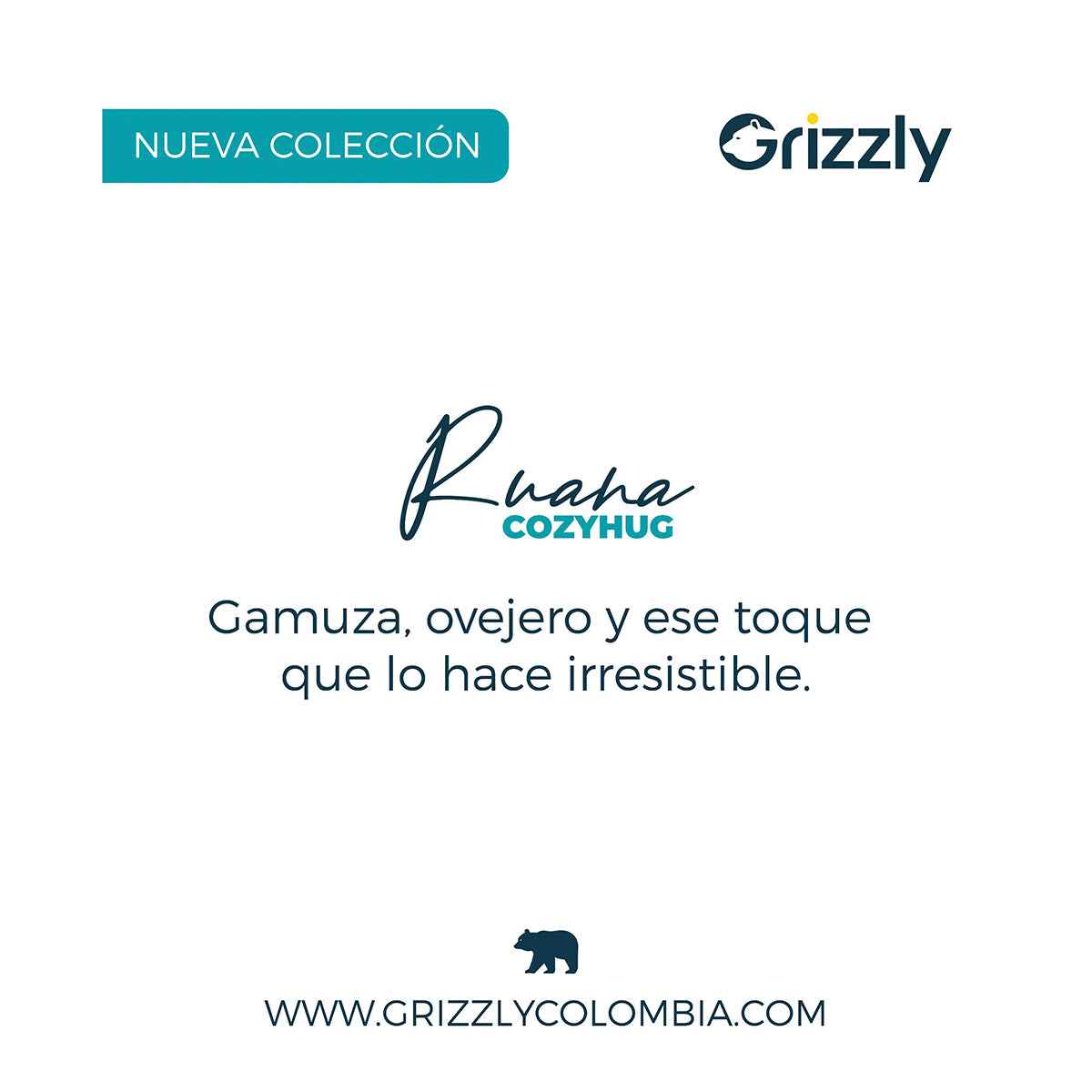 RUANA COZY HUG - GRIZZLY