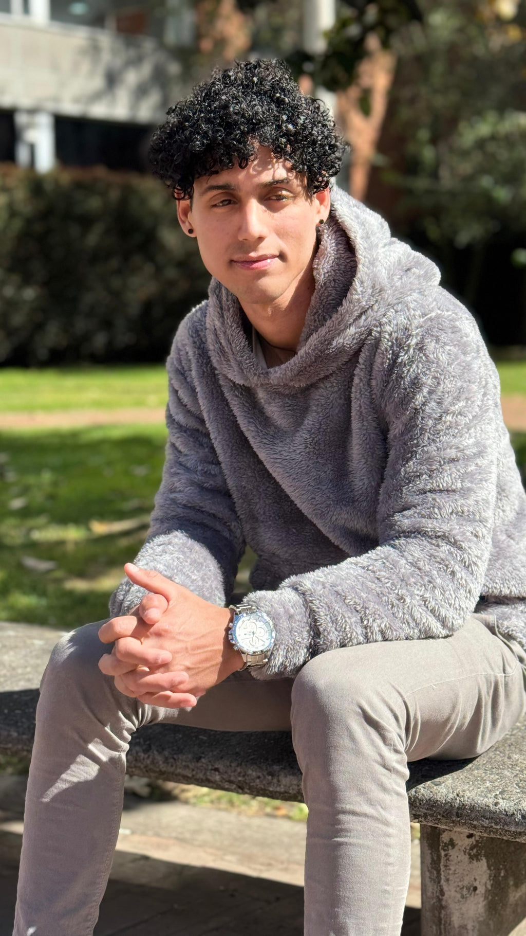 Hoodie Clásico Grizzly Hombre